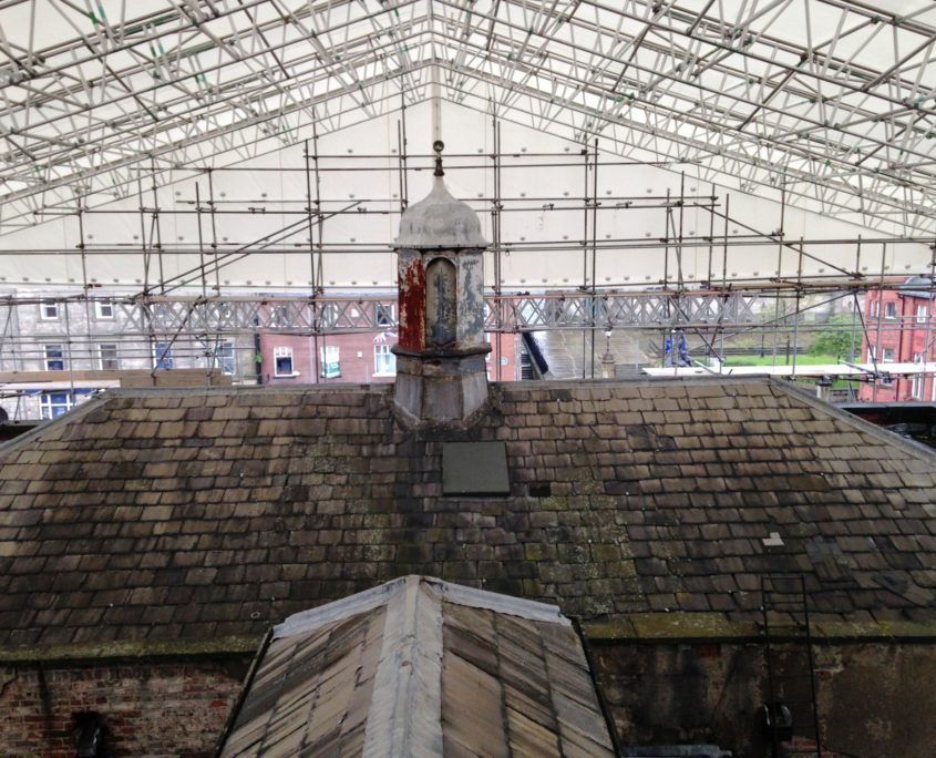Heritage Scaffolding and temporary roof covering