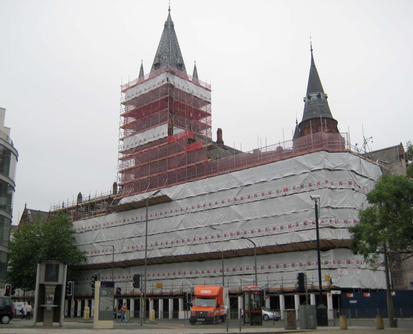 Commercial Scaffolding Projects in Manchester, Liverpool and North West