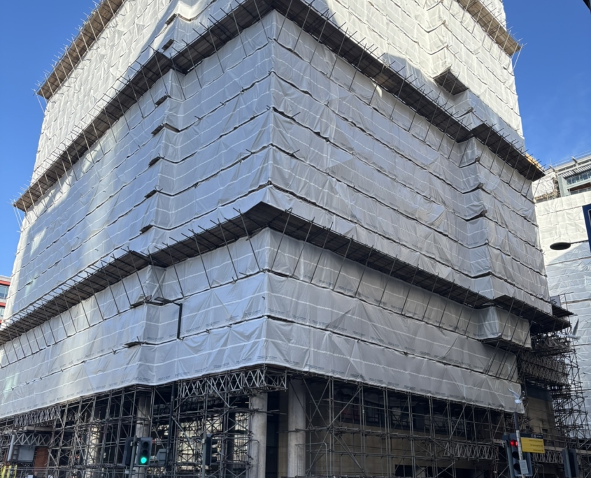 Scaffolding for Fire Stopping Remediation Work