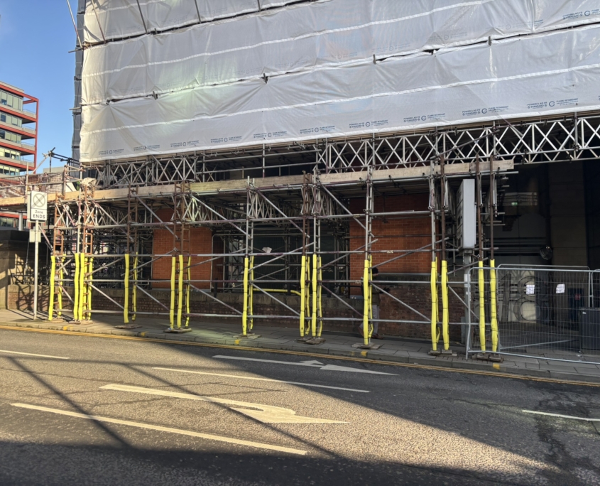 Commercial Scaffolding Leftbank Spinningfields Manchester