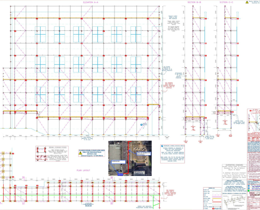 Liverpool University Building Scaffolding project